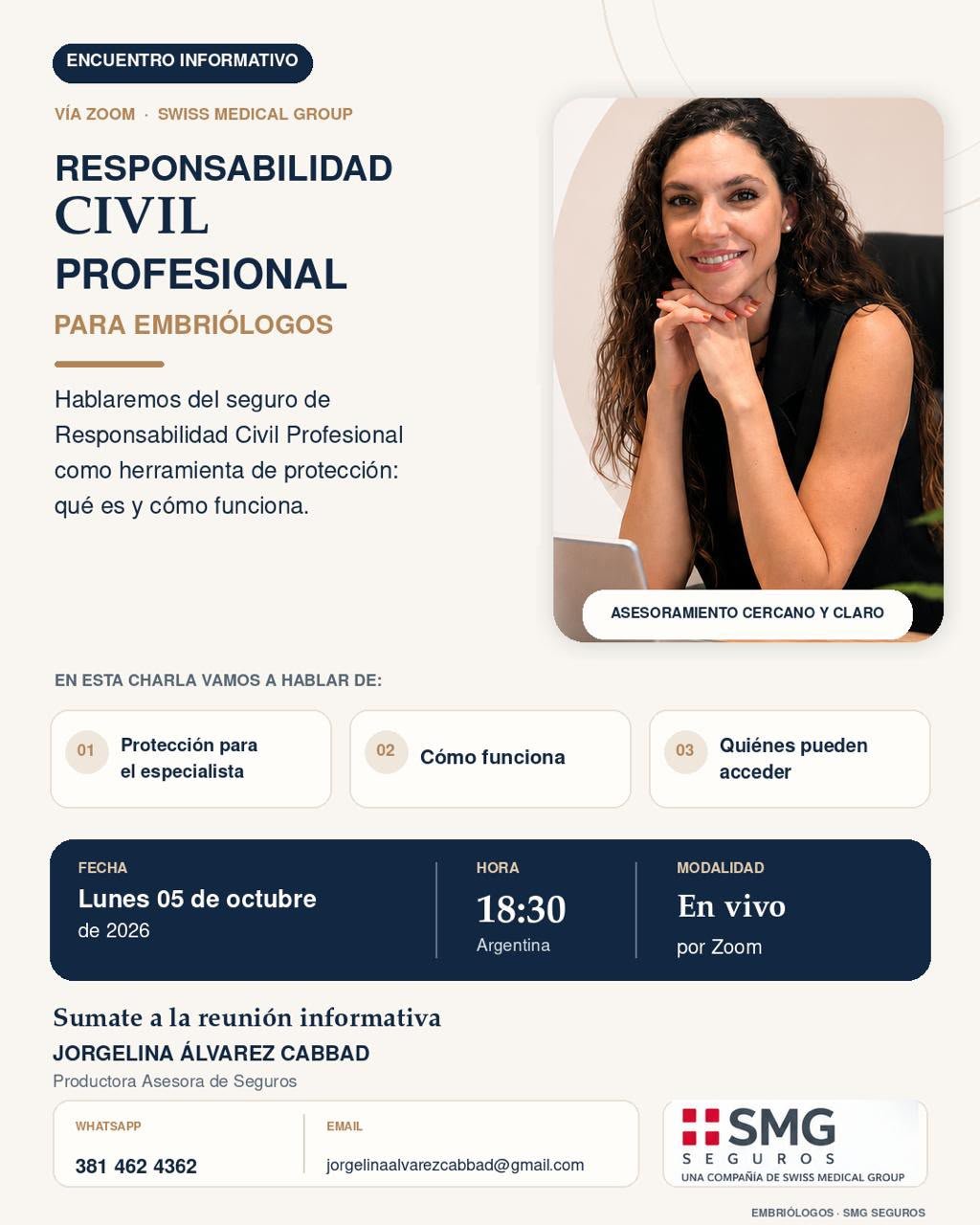 RESPONSABILIDAD CIVIL PROFESIONAL PARA EMBRIÓLOGOS